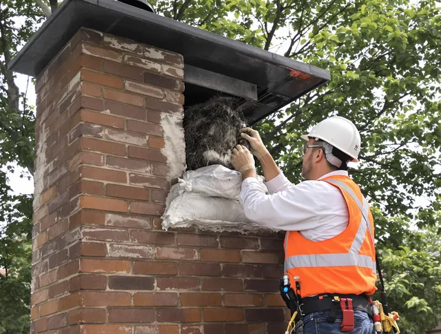 Humane removal of debris and animals by Moreno Valley Chimney Sweep in Moreno Valley, CA