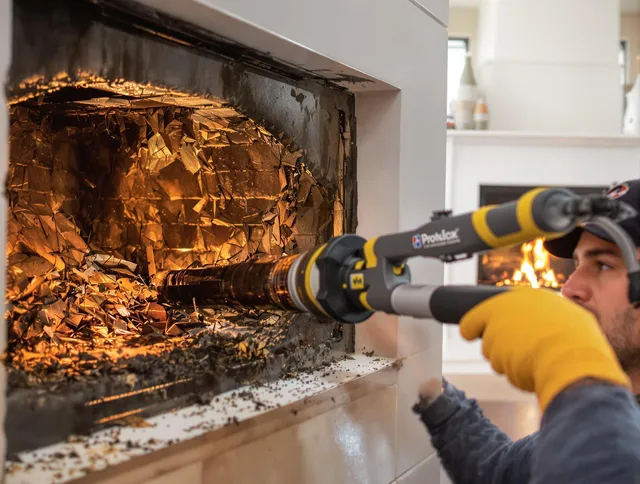Professional chimney cleaning by Moreno Valley Chimney Sweep in Moreno Valley, CA