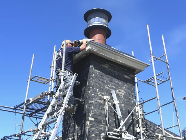 Sturdy chimney crown finished by Moreno Valley Chimney Sweep in Moreno Valley, CA