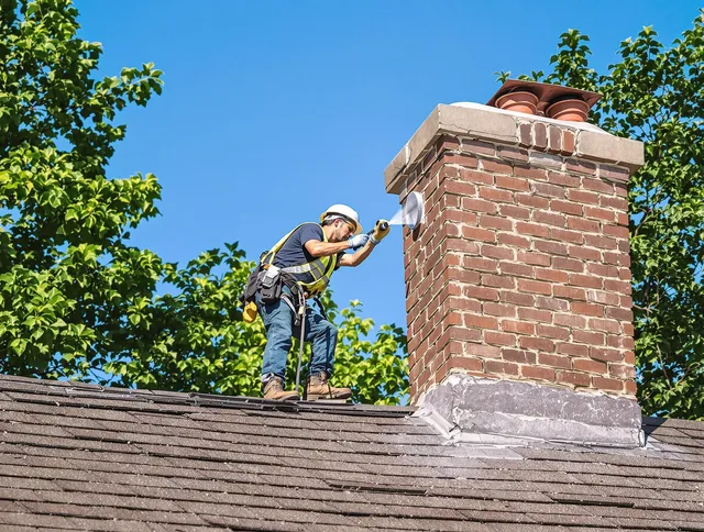 Moreno Valley Chimney Sweep performing an inspection with advanced tools in Moreno Valley, CA
