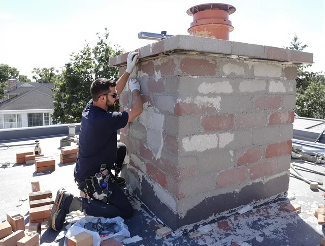 Advanced chimney repair process by Moreno Valley Chimney Sweep in Moreno Valley, CA