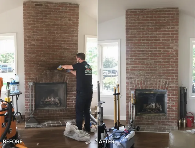 Finished chimney sweeping service by Moreno Valley Chimney Sweep in Moreno Valley, CA