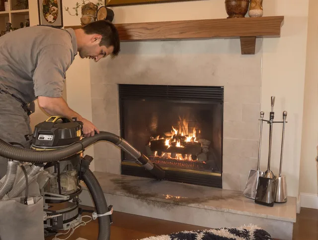 Routine fireplace upkeep by Moreno Valley Chimney Sweep in Moreno Valley, CA
